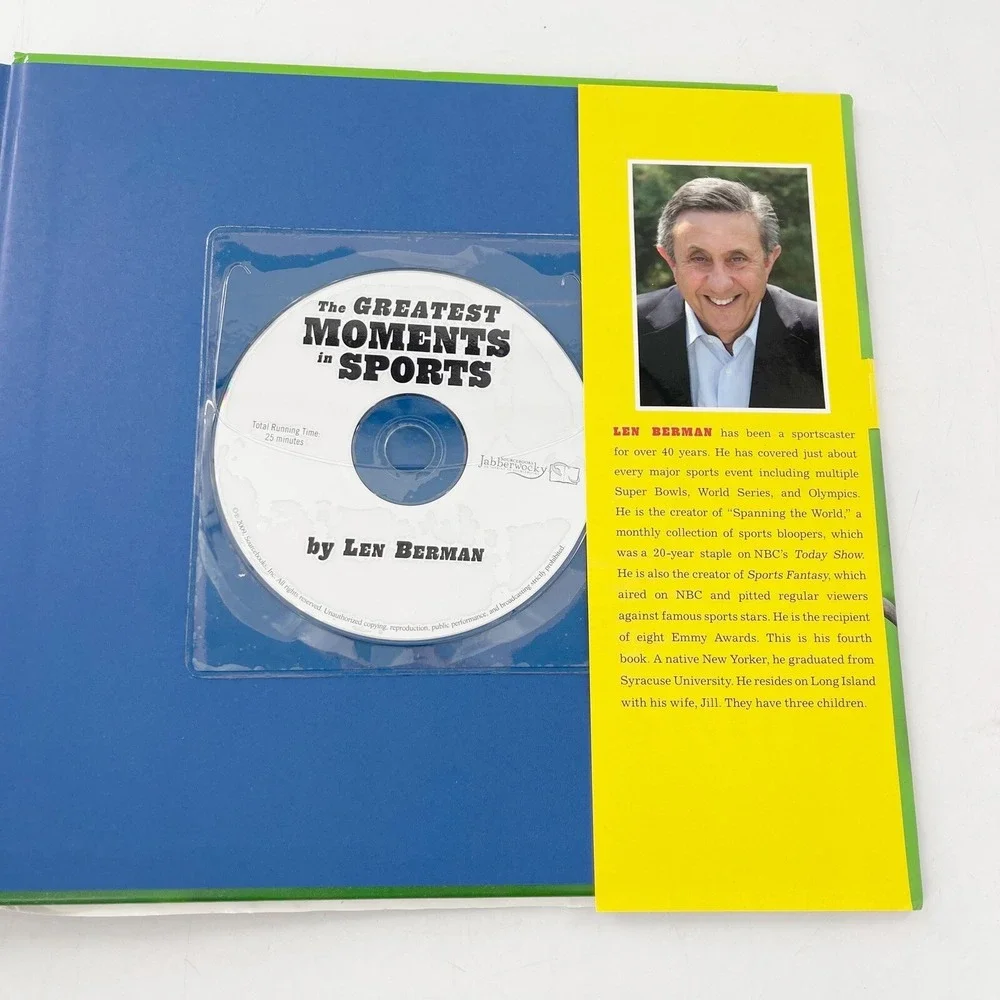 The Greatest Moments in Sports -‎ 1402220995 Hardcover Len Berman CD Included